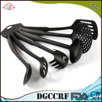 NBRSC 6 Piece heat resistant Nylon Cooking Utensil Set plastic Kitchen Gadget Tool