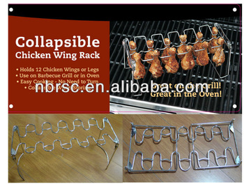 Classic Stainless Steel Chicken Leg Rack