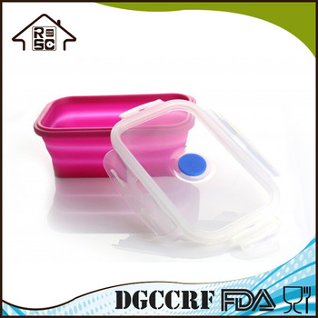 NBRSC FDA/FLGB Approved Microwave Safe Silicone Food Container