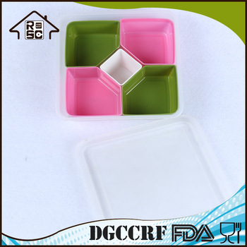 NBRSC High Production Food Grade Plastic Square Lunch Box Plastic Lunch Box With Lid Eco-Friendly Lunch Box Foe Food