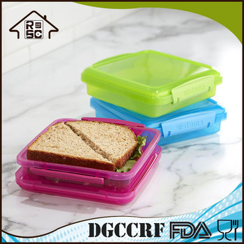 NBRSC High Production Plastic Bread Storage Container Bread Box Storage Container