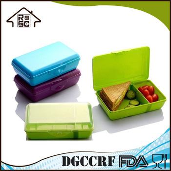 NBRSC High Production Rectangular Cheap School Lunch Box Plastic