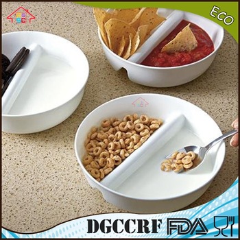 NBRSC Home Office Outside Plastic Cereal Milk Bowl
