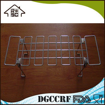 NBRSC Hot Products Custom Design Basket BBQ Grill Basket Collapsible Chicken Rack BBQ Grill