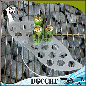 NBRSC Over 10 Years Experience Easy BBQ Grill Holders Pepper Chile Grill Pepper Shape Non-stick Holder