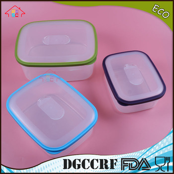 NBRSC QC Staffs Ensure Organize Mini 3 pcs Set of Rectangle Lunch Box Eco-friendly Food Container Lunch Box