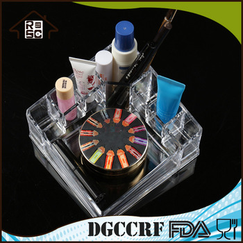 NBRSC Shipment In Time Organizer White Makeup Organizer Storage Box Plastic Cosmetic Organizer