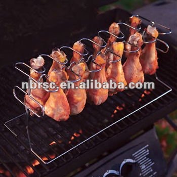PLATING IRON GRILL CHICKEN RACK FOR GRILL ACCESSORIES