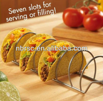 Stainless Steel Taco Holder, Taco Rack, Wire Food Holder
