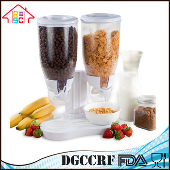 DOUBLE CEREAL DISPENSER