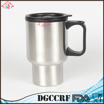 NBRSC 14oz stainless steel tralve cofee tumbler,Stainless Steel Car Travel Mug, travel mug with handle