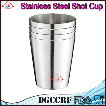 NBRSC 4 Pcs Mini Stainless Steel Cup Mug Drinking wine Beer Tea Coffee Tumbler Camping Travel