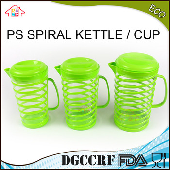 NBRSC Cheap Plastic Teapot with set of 4 Water Cups