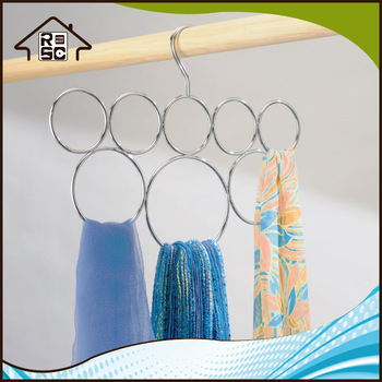 NBRSC Free Sample available Scarves Hanger Multi Use Tie Belts Organize 8 Circles Storage Holder