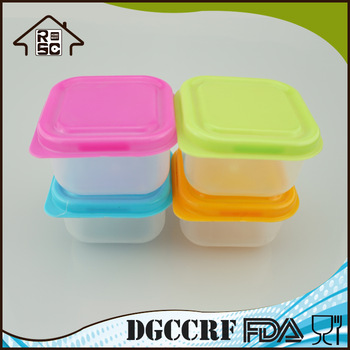 NBRSC Hot Products Custom Design Kitchen Container Set Plastic Box Set of 4 Food Grade Plastic Storage Container