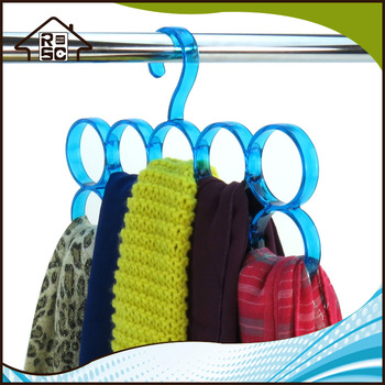 NBRSC Plastic Accessory Scarf Tie Belt Hanger Organiser Rack