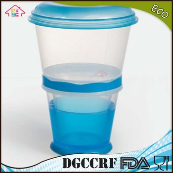 NBRSC Plastic Cereal Milk Cup For Snack Easy Using For Kids Healthy Creal To Go