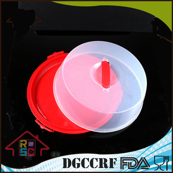 NBRSC Plastic Food Storage Container With Cover Transparent