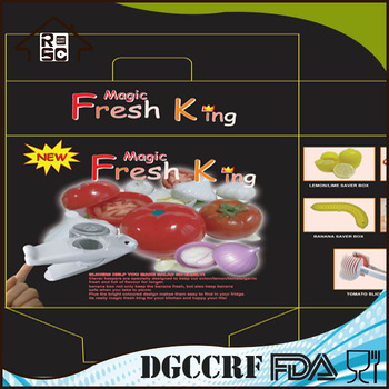 NBRSC SGS Certification With Lid Plastic Storage Container Magic Fresh King Storage Container