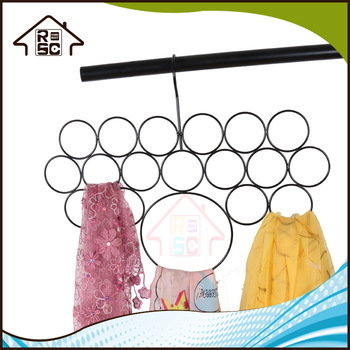 NBRSC Steel Scarf Tie Belt Loop Hanger Holder Rack Organizer Closet Storage