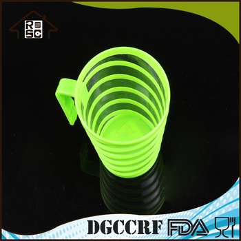 NBRSC Strict Quality Control Manufacturer Screw Thread Plastic Water Cup with Handle