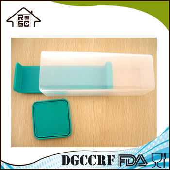 Plastic Cookie And Cracker Keeper With Lid