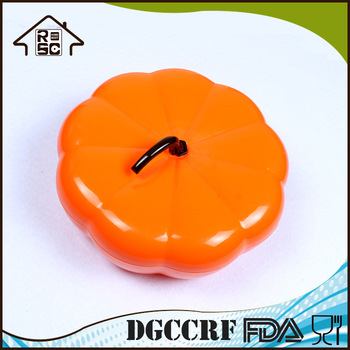 Pumpkin Plastic Strorage Box Set With Assorted Color Bowls