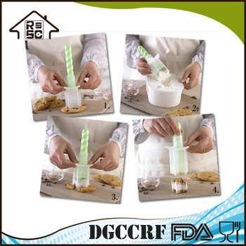 NBRSC Competitive Factory Price Plastic Home Mini Ice Cream Sandwich Maker