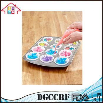 NBRSC DIY Baking Decoration Tool Set of 12 Cupcake Swirl Dividers