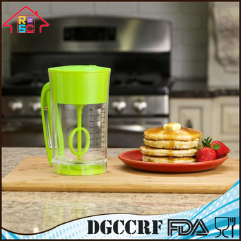 NBRSC Home Kitchen Tool 4 Cup Battery Powered Pancake Maker Cake Mixer Batter Dispenser As Seen on TV
