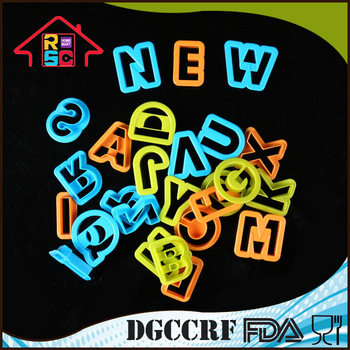 NBRSC Plunger Cookie Cutter Set Of Cake Alphabet Cutter Shape For Baking Cookies Unique Household Gifts