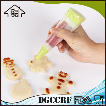 Silicone Icing Decorating Pen For Cake Cookie Or Chocolate