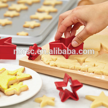 popular baking tools metal Cookie Cutters set of 4 for design cookie tree