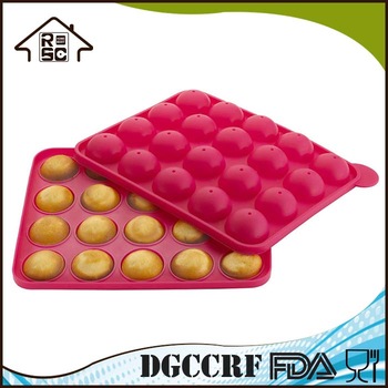 20 Cavities Nonstick Brownie Pops Mold FDA Certification