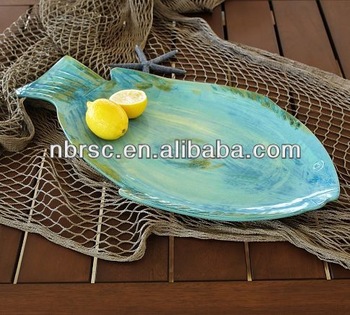 Custom Design Melamine Fish Plater