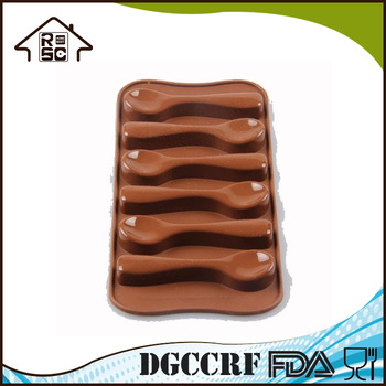 Cute Spoon Silicone Chocolate Molds Cake Decorating Candy