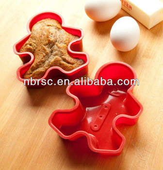 Gingerbread Silicone Molds Cake Set of 2