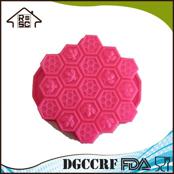 Honeycomb Shape Nonstick Silicone Cake Molds