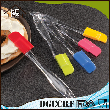NBRSC China Supplier Mini Kitchen Wholesale Best Plastic Kids Silicone Rubber Cake Batter Spatula set of 5