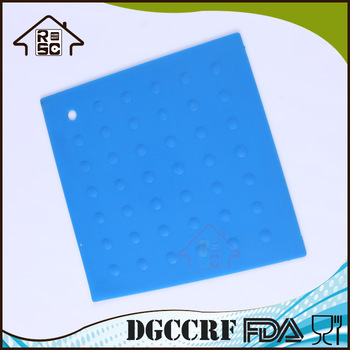 NBRSC Competitive Factory Price Healthy and Protective Square Shaped Silicone Pot Pad Pot Cover Holder Lid Pot Heat Resistant