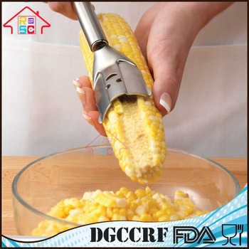 NBRSC Easy Corn Cutter Stainess SteeL Corn Zipper Kernel Remover Corn Cob Peeler