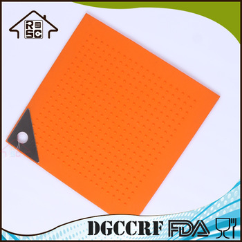 NBRSC Free Sample Available Household Aquare Pot Holder Kitchen Silicone Tools Silicone Lid Easily Using Silicone Holder