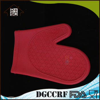 NBRSC Free Sample available Flexible Heat Resistant Silicone Cooking Glove Silicone Kitchen Glove Heat Resistant Silicone Gloves