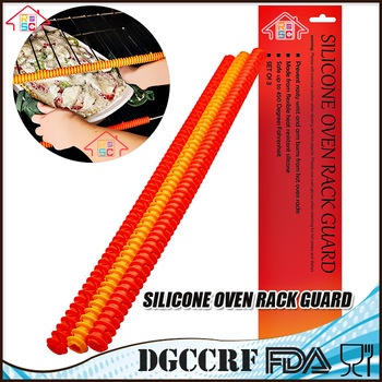NBRSC Heat Resistant Silicone Oven Rack Guards Prevent Nasty Burns and Scars