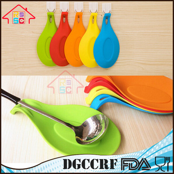 NBRSC High temperature Silicone Spoon Pad for Food Grade Trivet Rest Heat Resistant