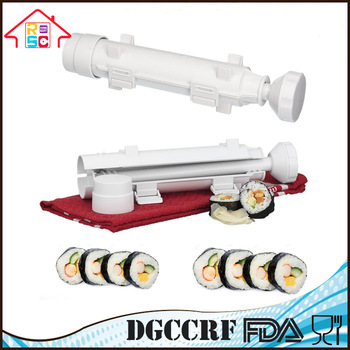 NBRSC Home DIY Sushi Roll Maker Kit Rice Roller Mold Kitchen Tool Set