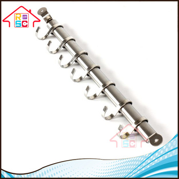 NBRSC Hot Selling Stainless Steel Kitchen Utensils Rack Holder 41cm + 7 S Hooks