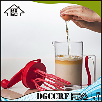 NBRSC Manual 2 in 1 Batter Mixer &amp; Dispenser Pancake Making Machine Handle Removable
