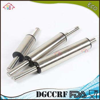 NBRSC OEM/ODM customized size Non stick stainless steel Rolling Pin with plastic core for Kids