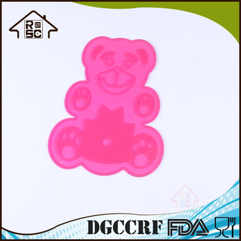 NBRSC SGS Certification Food Grade Kitchenware Tools Animal Shape Silicone Pot Holder Easy Using Rubber Pot Holder
